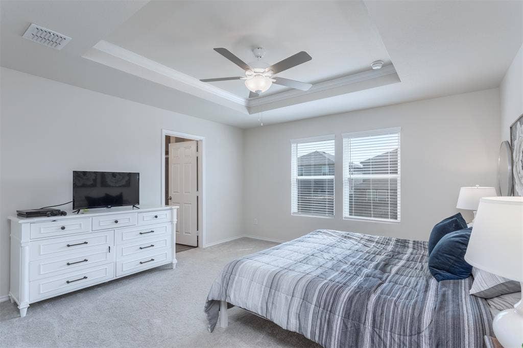 859 Table Rock Street, Princeton, TX 75407 Primary Bedroom Suite is spacious, light and bright.