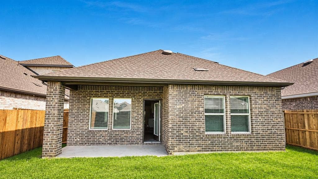 1317 crookpost Drive, Princeton, TX 75407 Covered patio with a concrete surface