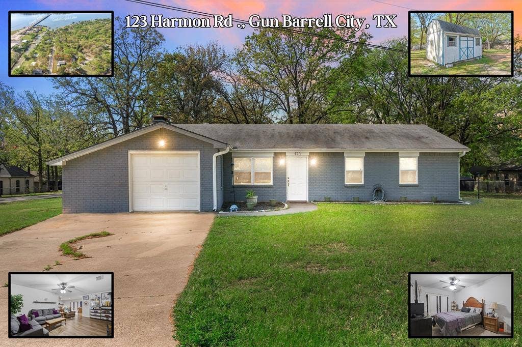 123 Harmon Road, Gun Barrel City, TX 75156 123 Harmon Road, Gun Barrel City, TX 75156