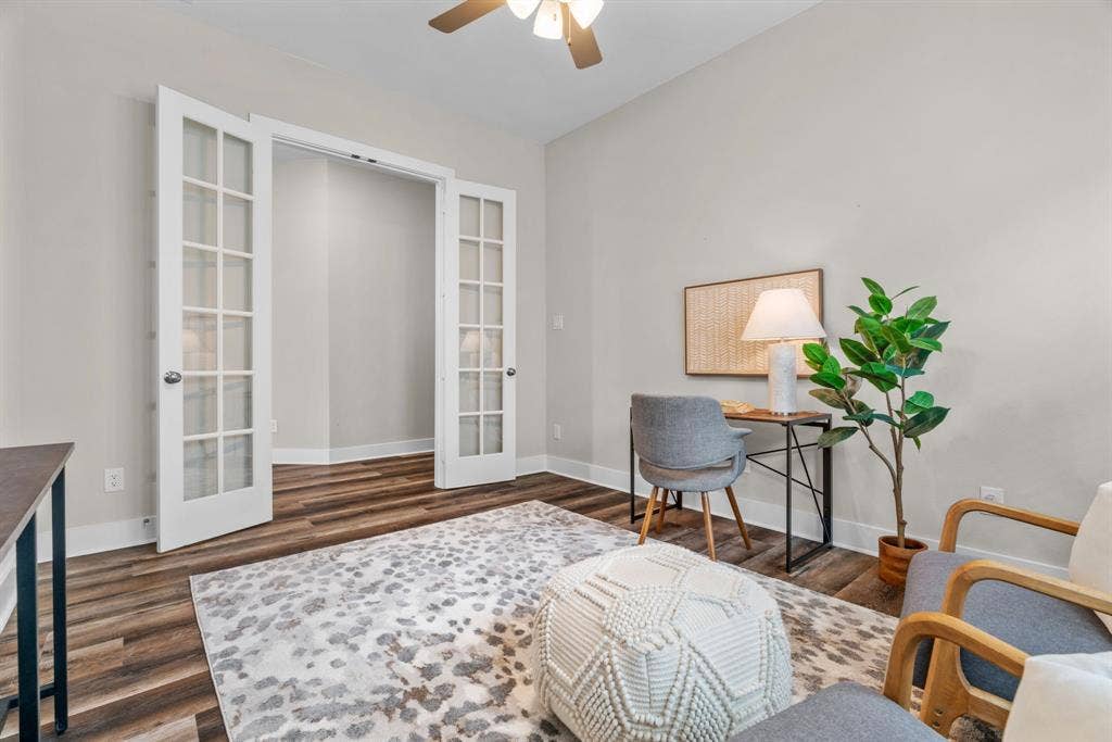 1821 Stonewall Road, Argyle, TX 76226 Interior space featuring wood-finish flooring and light-toned walls