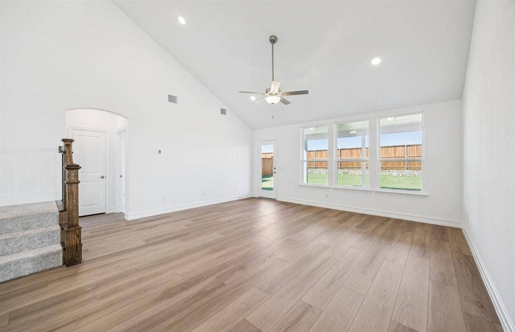 4821 Ripley Avenue, Celina, TX 75009 *Floorplan representation, not actual home - Spacious gathering room with large windows