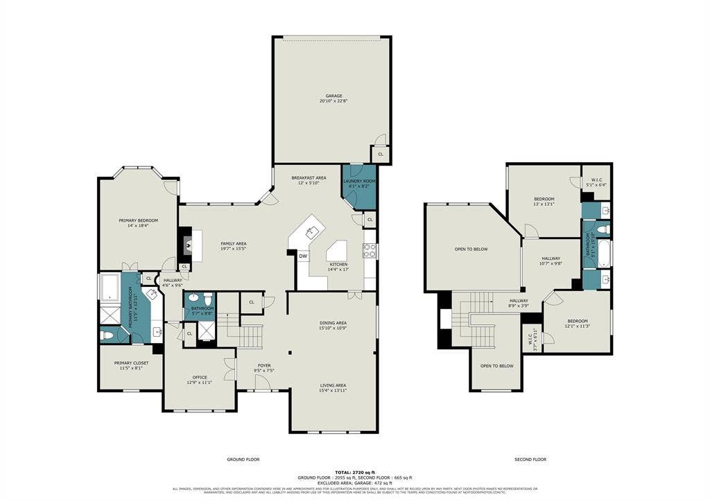 7904 Alderwood Place, Plano, TX 75025 Floor plan