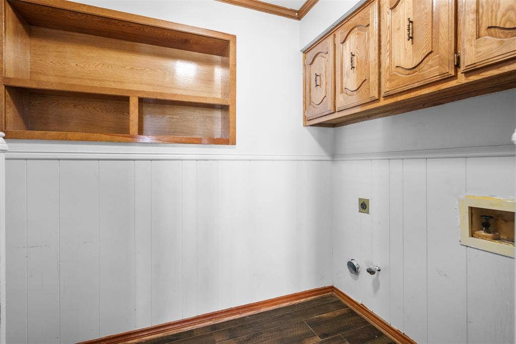 2112 Evergreen Drive, Plano, TX 75075 Laundry room with lots of built in storage