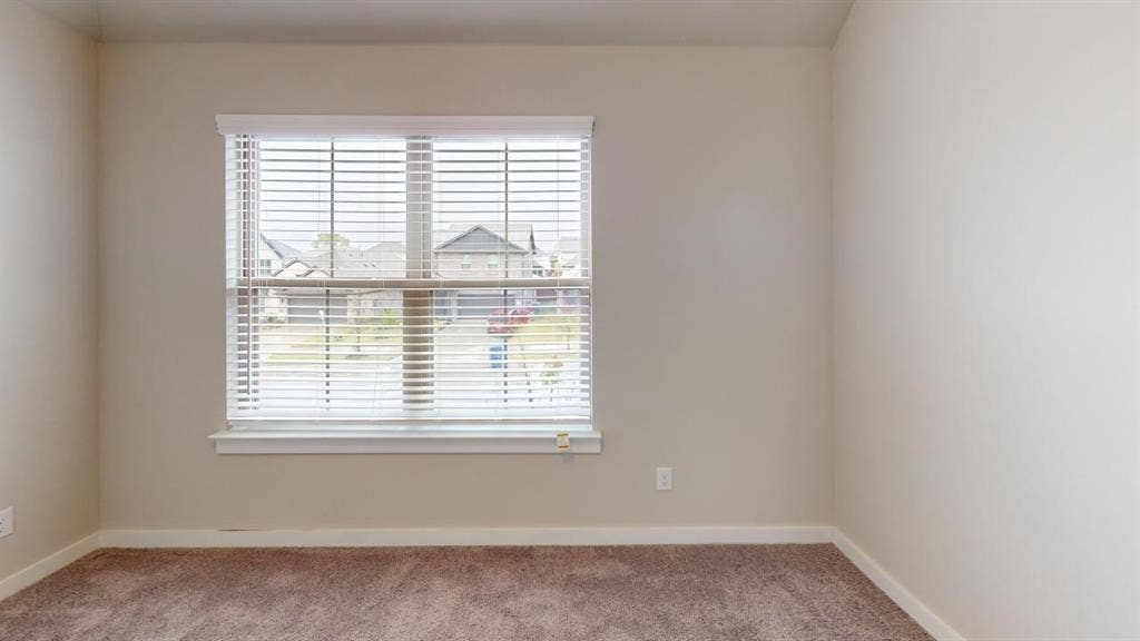 1323 Great Sand Dune Street, Royse City, TX 75189 Neutral-toned walls complement the brown carpeted flooring