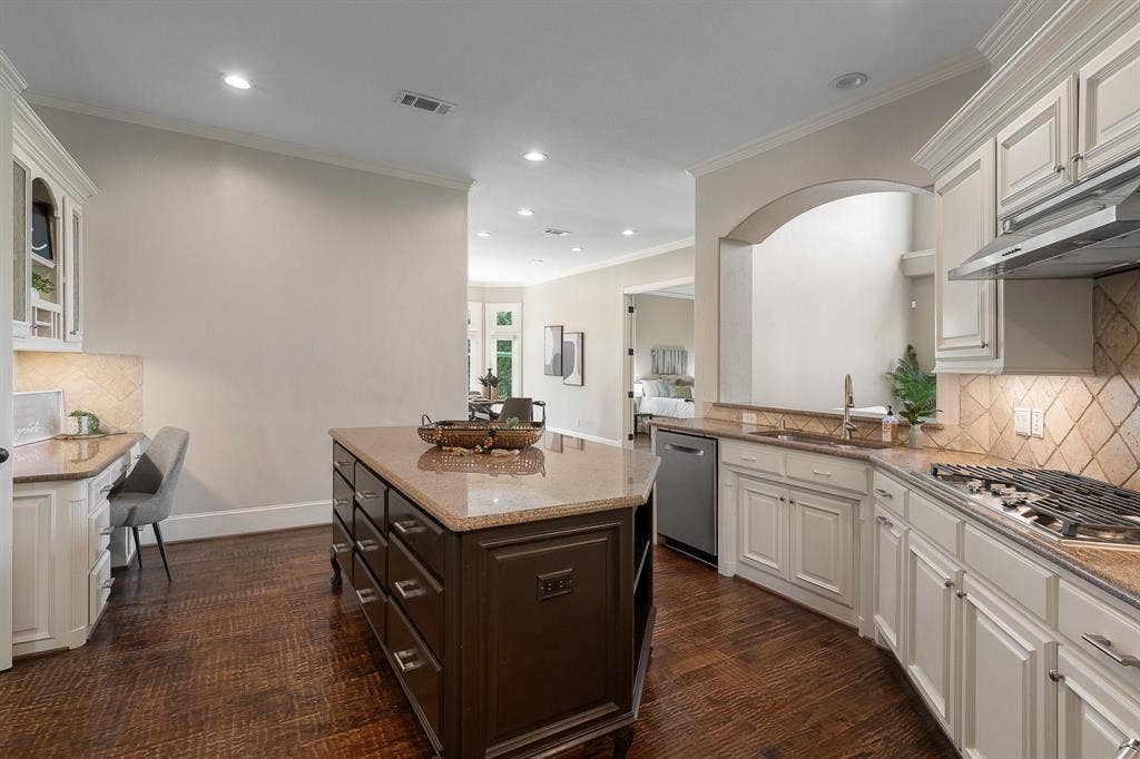 another angle of the kitchen