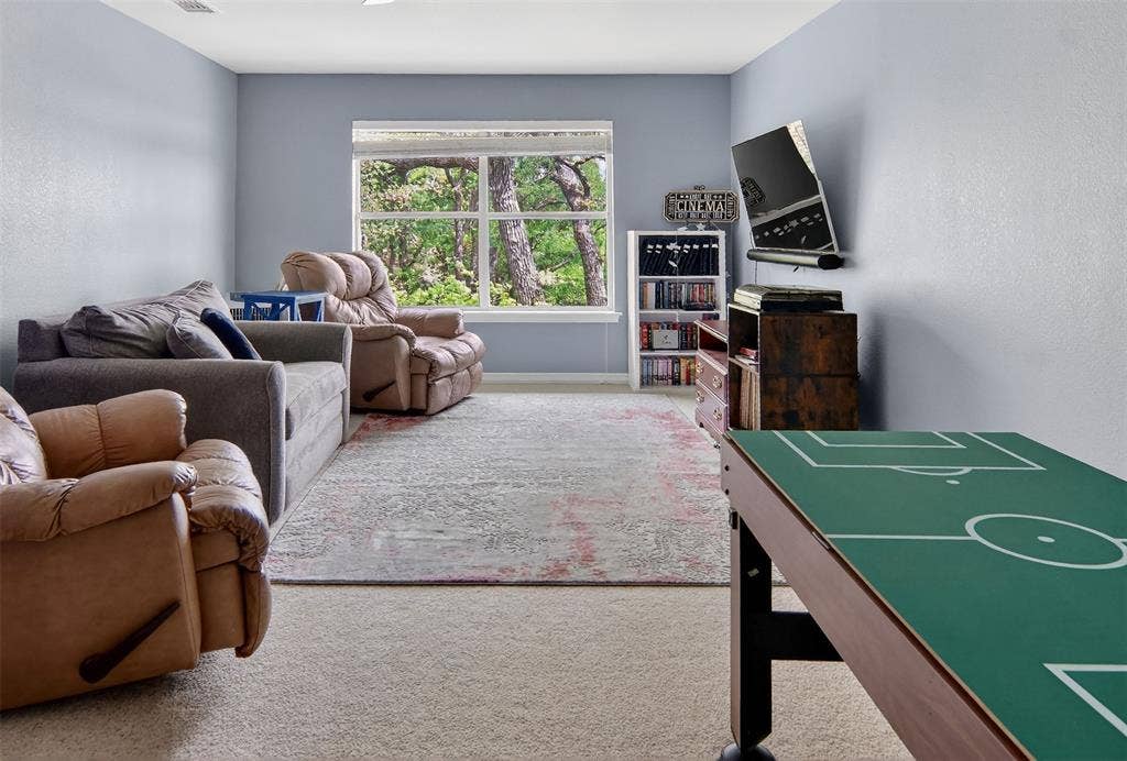 1202 Forest Park Drive, Weatherford, TX 76087 Spacious game room which could be converted to a fifth bedroom.