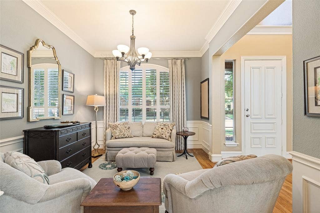 1021 Bandelier Drive, Allen, TX 75013 Currently used as formal living room but can easily serve as a formal dining room instead!