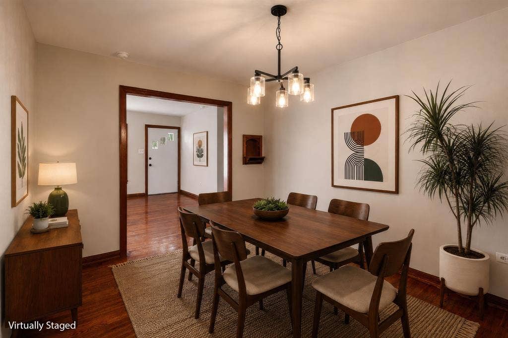 3325 Windsor Avenue, Waco, TX 76708 Virtually Staged Dining Room