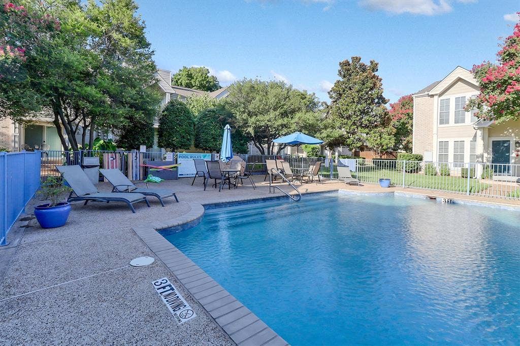 5881 Preston View Boulevard, Dallas, TX 75240 Community pool just steps away