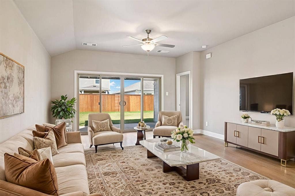 6108 Chickney Drive, Princeton, TX 75071 Photo is not of the actual home, but is an inspirational photo of builder’s model home and may depict options, furnishings, and/or decorator features that are not included.