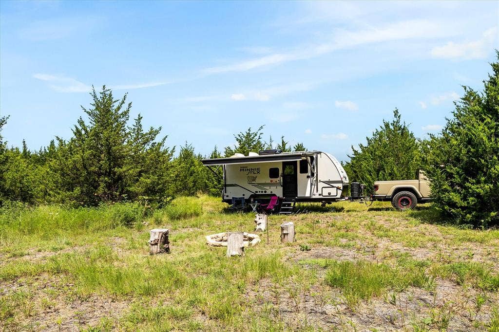 976 Fm 2194, Farmersville, TX 75442 Dry camping site with campfire circle.