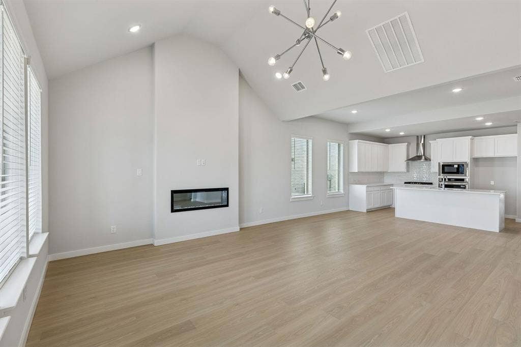 4704 Starlight Drive, McKinney, TX 75071 Open Floor Plan in the Stanley II home plan by Trophy Signature Homes – REPRESENTATIVE PHOTO