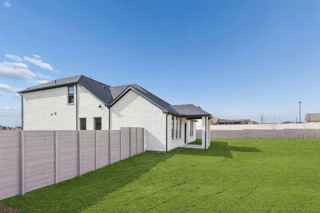 4704 Starlight Drive, McKinney, TX 75071 Covered Patio in the Stanley II home plan by Trophy Signature Homes – REPRESENTATIVE PHOTO