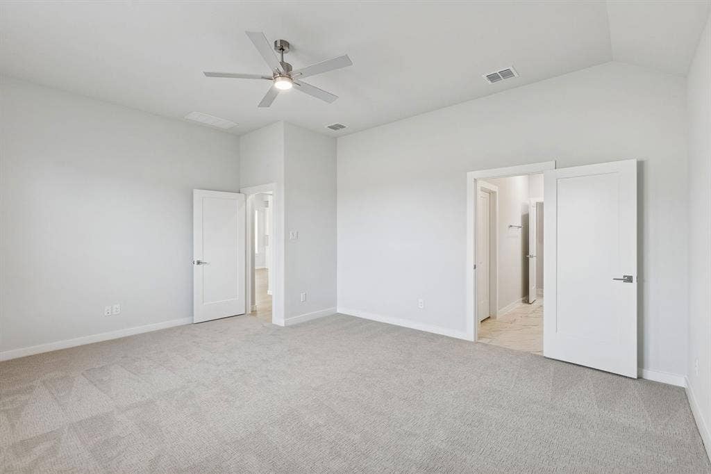 4704 Starlight Drive, McKinney, TX 75071 Primary Suite in the Stanley II home plan by Trophy Signature Homes – REPRESENTATIVE PHOTO