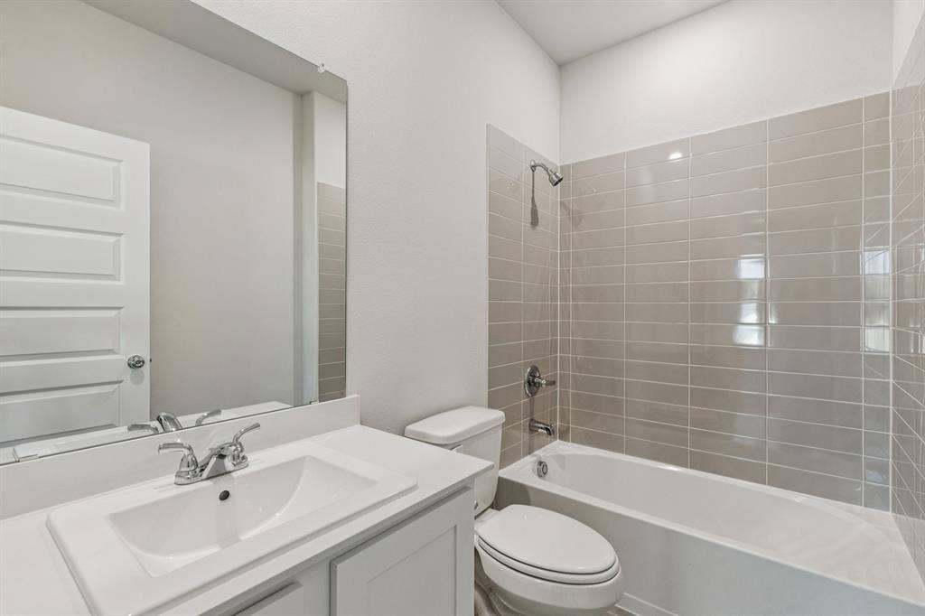 2120 Sunshining Road, Princeton, TX 75407 Bathroom in the Winters home plan by Trophy Signature Homes – REPRESENTATIVE PHOTO