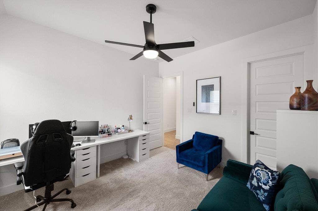 2109 Glenbrook Street, Haslet, TX 76052 This room is set up as a second office and has its own bathroom and walk in closet.
