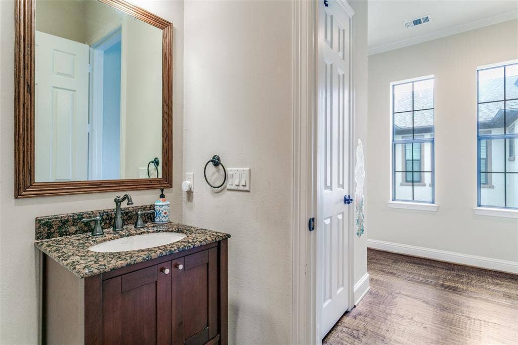 Conveniently located second floor powder bath.