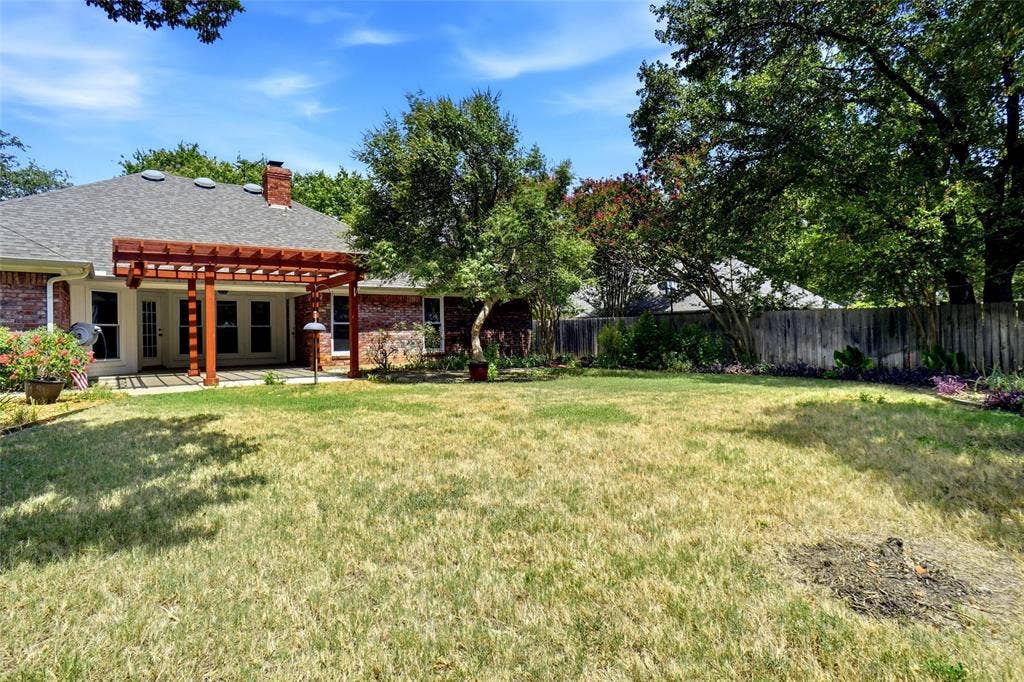 1321 Oak Harbor Boulevard, Azle, TX 76020 Pergola over back patio
