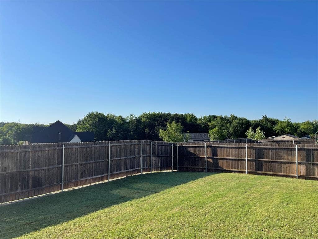 Backyard view of Tree-Line