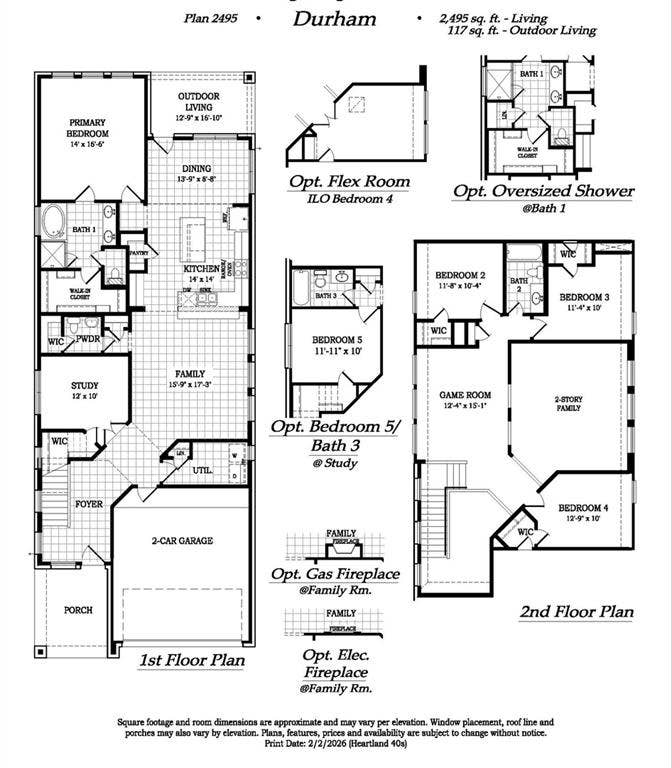4109 Beale Street, Crandall, TX 75114 Durham Floorplan