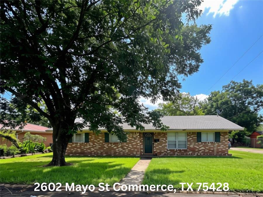 Property photo for 2602 Mayo Street, Commerce, TX