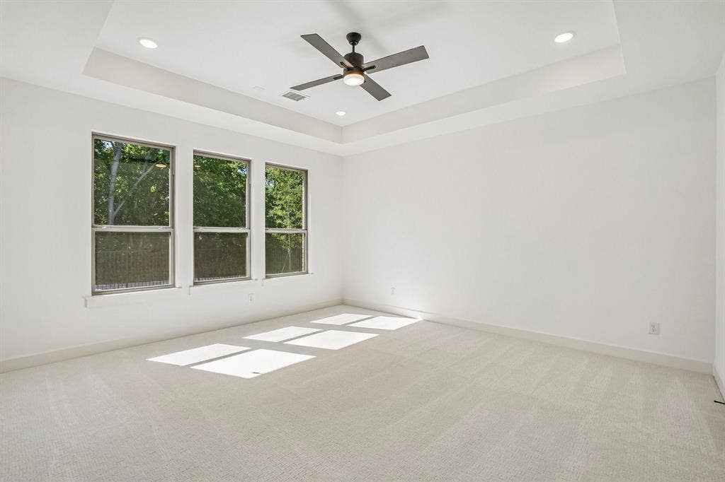 1516 Rose Mallow Road, Celina, TX 75009 Offering a beautiful greenbelt view, this dreamy owner's suite is waiting for you to call it your own!