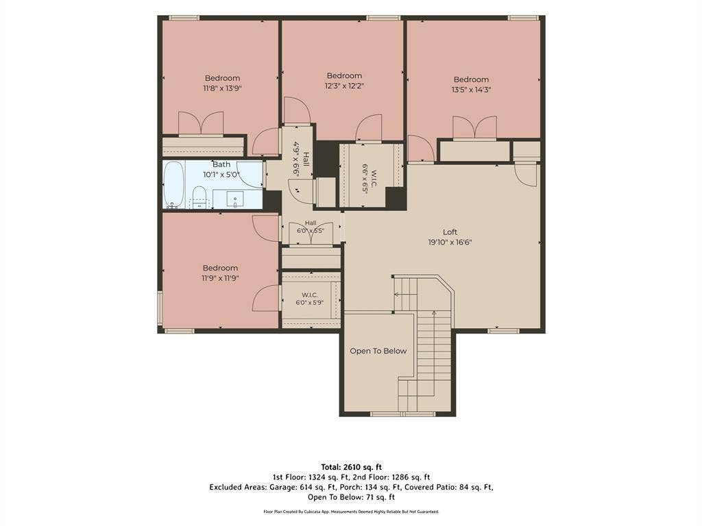2816 Brosnan Road, Waco, TX 76655 Upstairs Floor Plan