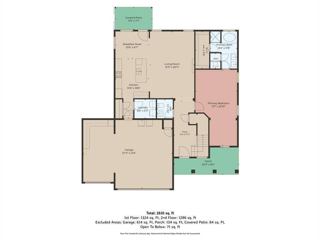 2816 Brosnan Road, Waco, TX 76655 Downstairs Floor Plan