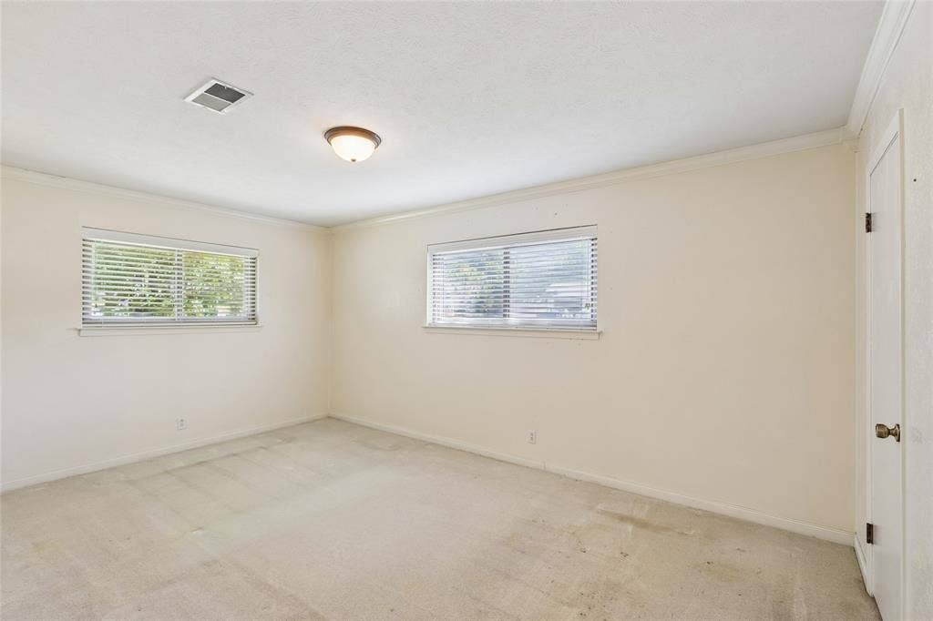 505 Caduceus Lane, Hurst, TX 76053 Third bedroom offers comfortable carpet and a window giving morning sunshine to the entire room. His and Her closets offer built in storage.
