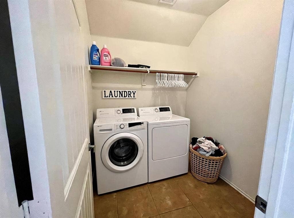 7513 Red Feather Trail, McKinney, TX 75070 laundry room. Washer/dryer not included