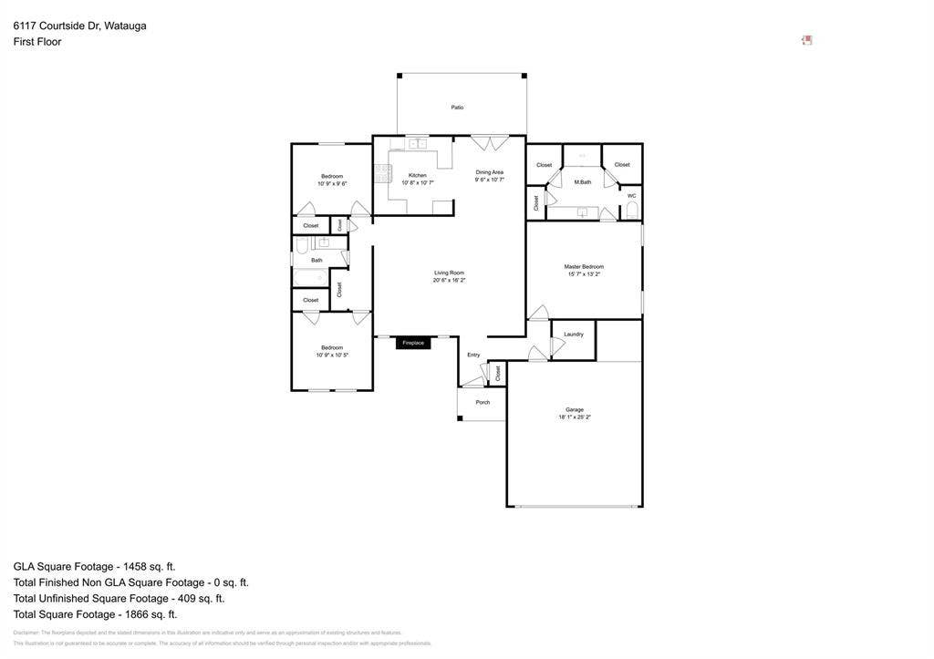 6117 Courtside Drive, Watauga, TX 76148 6117 Courtside Drive, Watauga, TX 76148