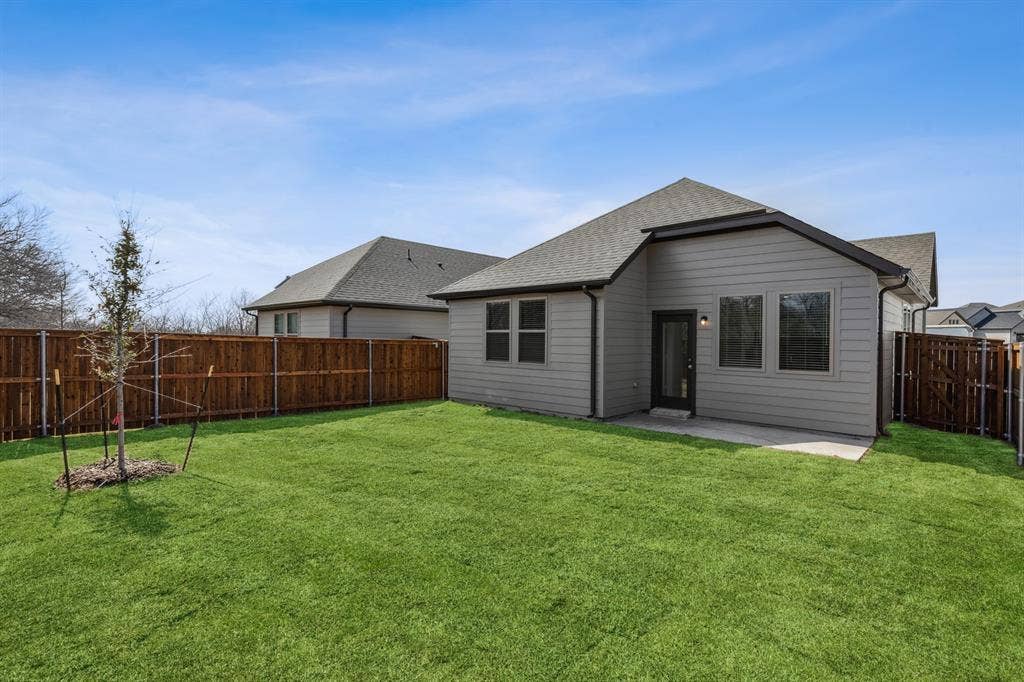 341 Millwood Road, Lavon, TX 75166 Back Yard in the Birch home plan by Trophy Signature Homes – REPRESENTATIVE PHOTO