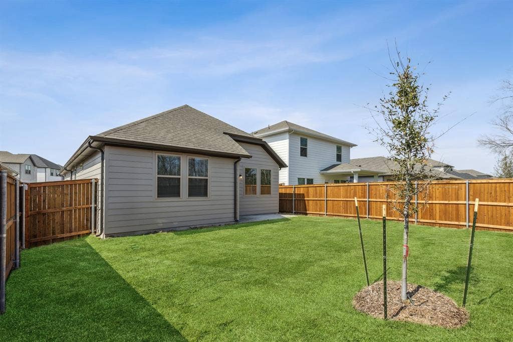 341 Millwood Road, Lavon, TX 75166 Back Yard in the Birch home plan by Trophy Signature Homes – REPRESENTATIVE PHOTO