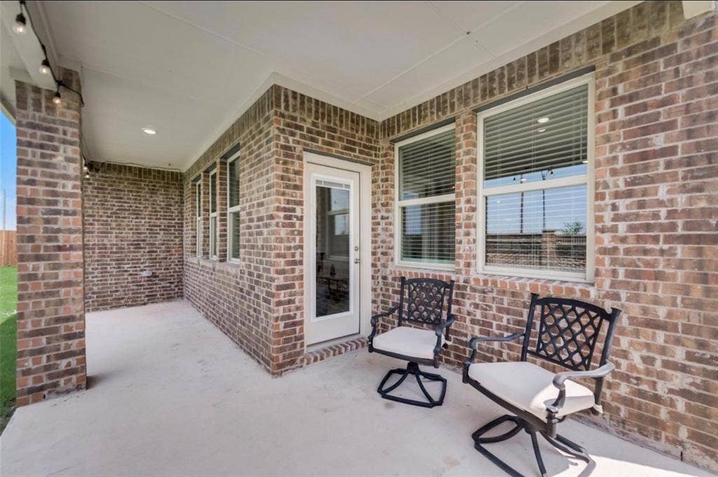 902 Western Way, Princeton, TX 75407 Covered outdoor patio featuring a concrete surface, recessed lighting, and string lights