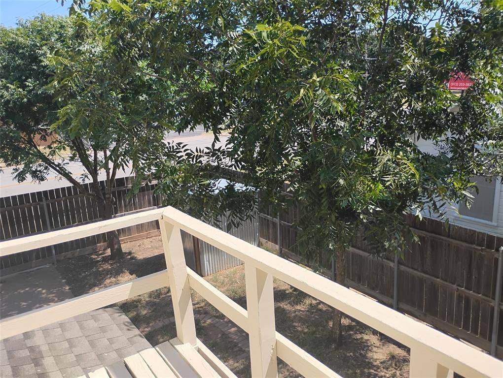 1202 Hilltop Drive, Irving, TX 75060 BALCONY IN MASTER BEDROOM