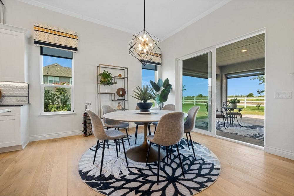 Dining Area easily has room for Table of 6-10