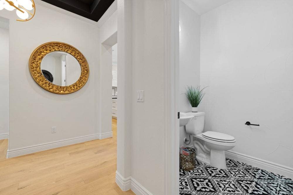 Half Bath off Entry