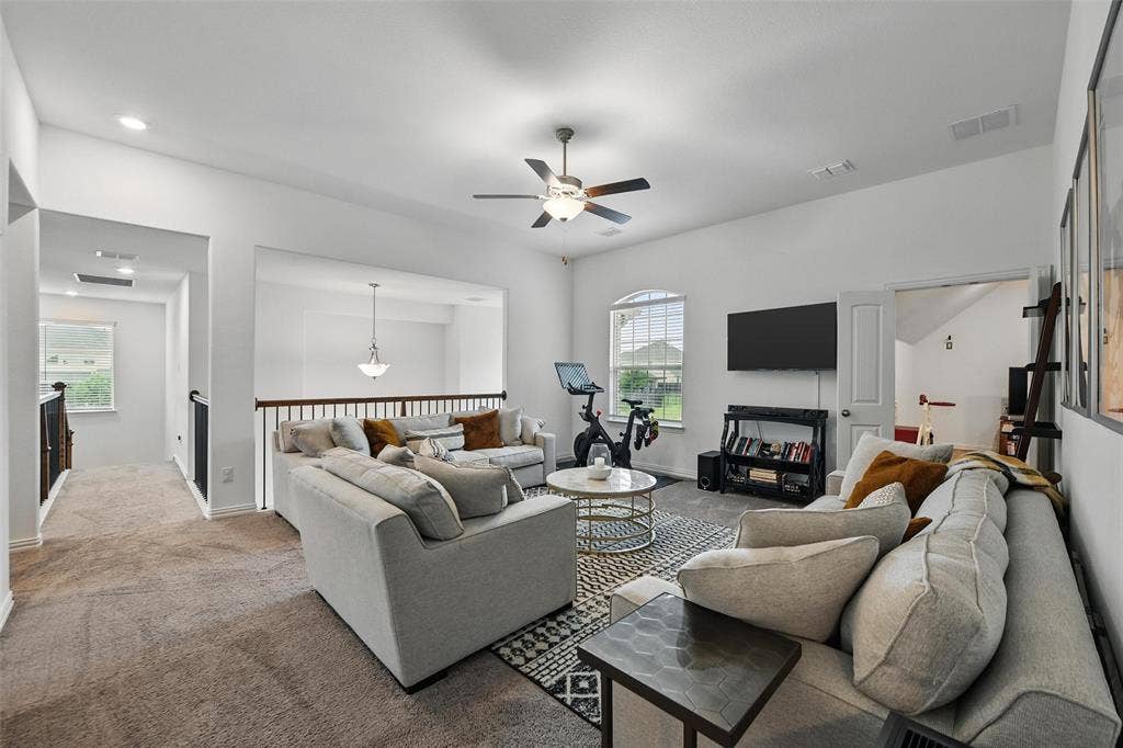 1477 Shooting Star Drive, Haslet, TX 76052 Upstairs living room