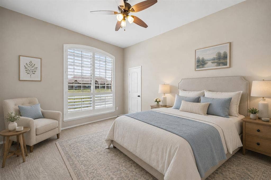 Virtually Staged: Can be a bedroom or an office!