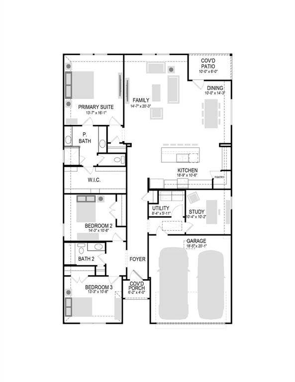 237 Bright Alcove Court, Lavon, TX 75166 First Floor