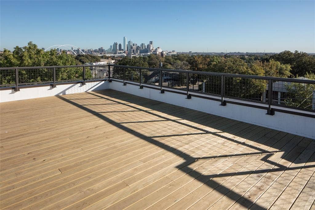 901 N Zang Boulevard, #101, Dallas, TX 75208 View of wooden deck