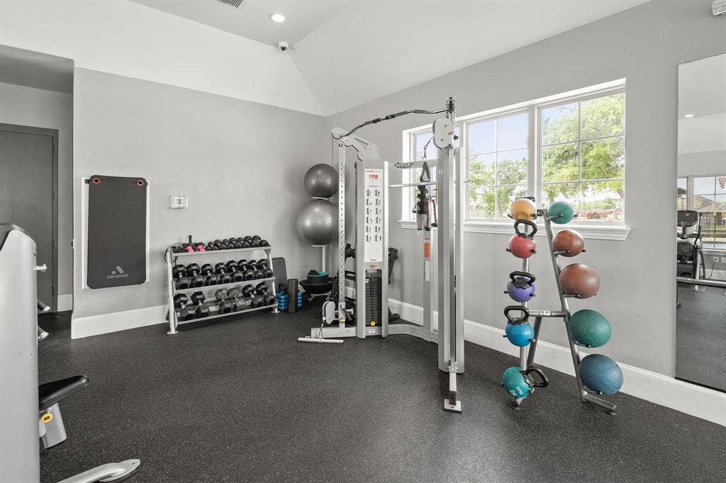 Residents only fitness center.