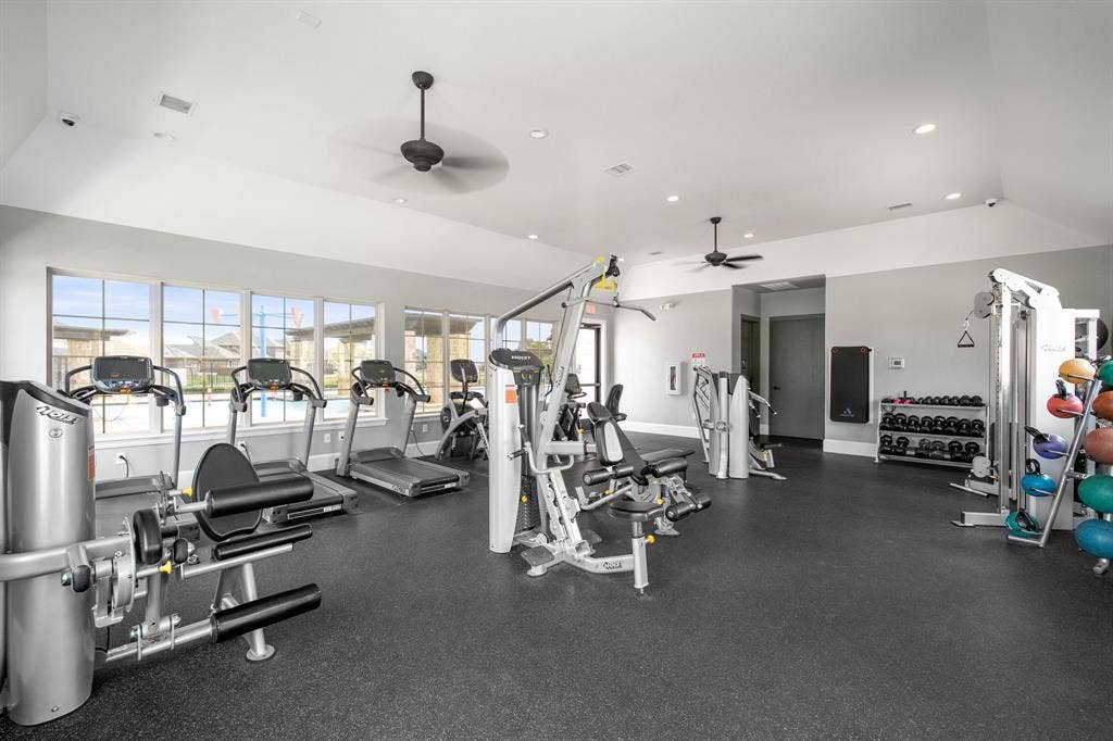 Residents only fitness center.