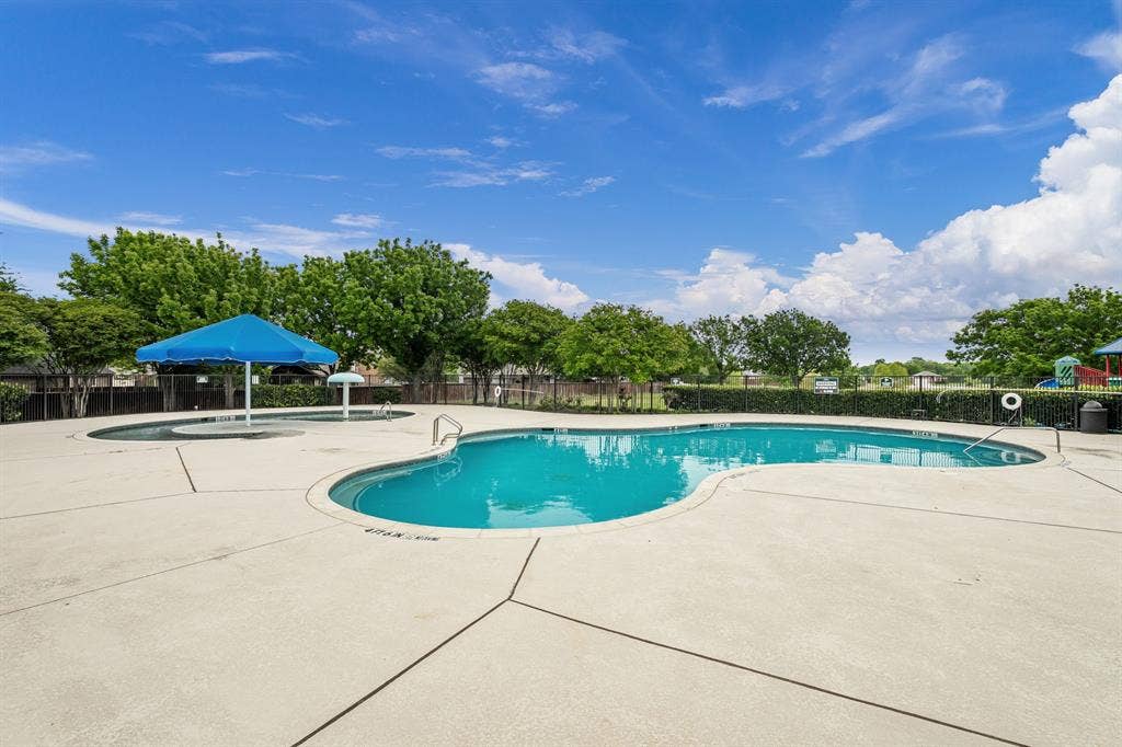 One of two pools you have access to with the HOA.