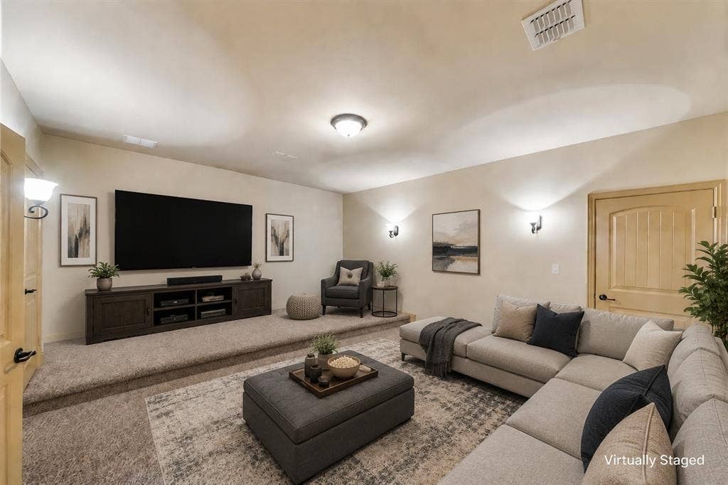 5600 Ridgepass Lane, McKinney, TX 75071 Virtually Staged Media Room