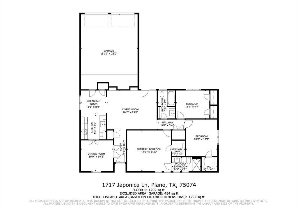 1717 Japonica Lane, Plano, TX 75074 1717 Japonica Lane, Plano, TX 75074
