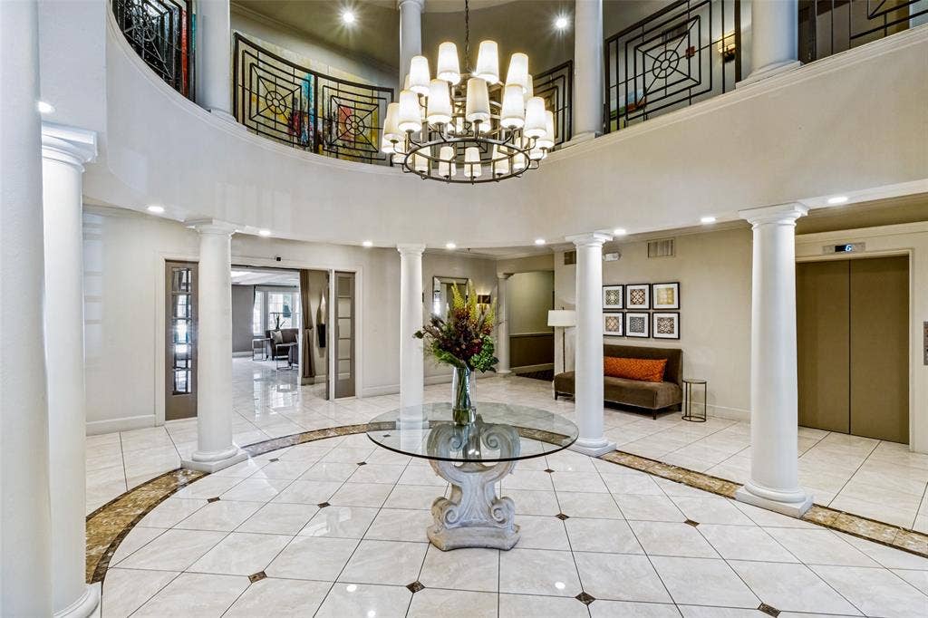 3400 Welborn Street, #318, Dallas, TX 75219 The Wyndemere - 3400 Welborn Street - Stunning 2 Story Foyer with Elevator to 3rd Level - www.3400welborn318.com