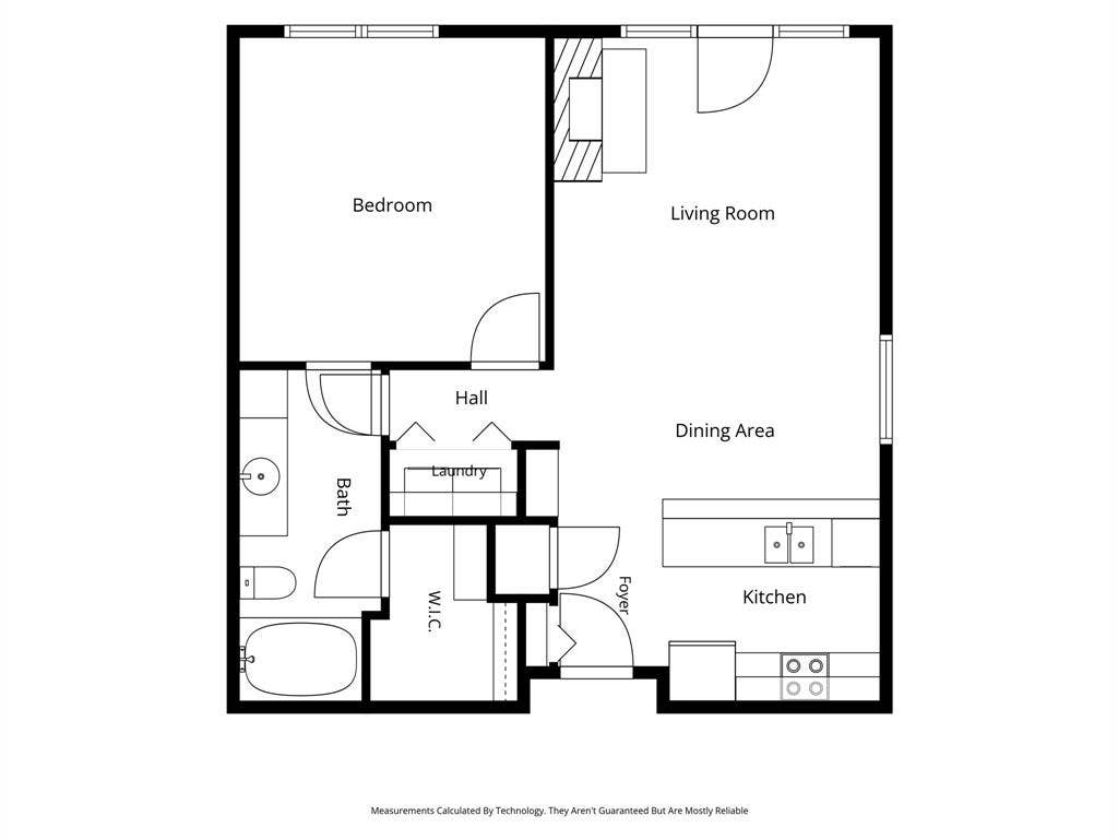 3400 Welborn Street, #318, Dallas, TX 75219 3400 Welborn Street #318 - Floorplan - www.3400Welborn304.com