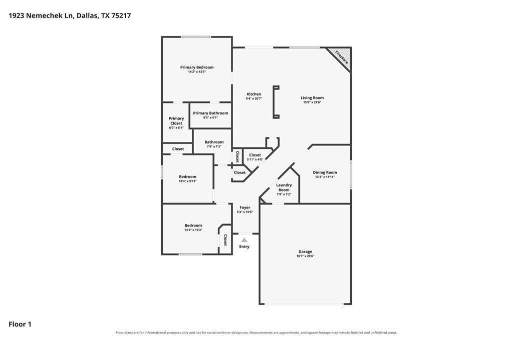 1923 Nemechek Drive, Dallas, TX 75217 1923 Nemechek Drive, Dallas, TX 75217