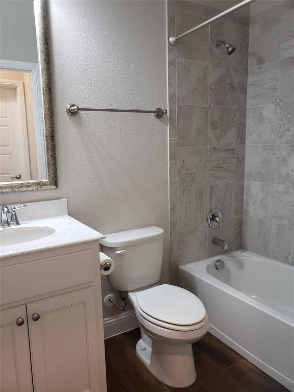 940 Parkside Drive, Argyle, TX 76226 2nd bath with White vanity with a single basin sink and stainless steel faucet